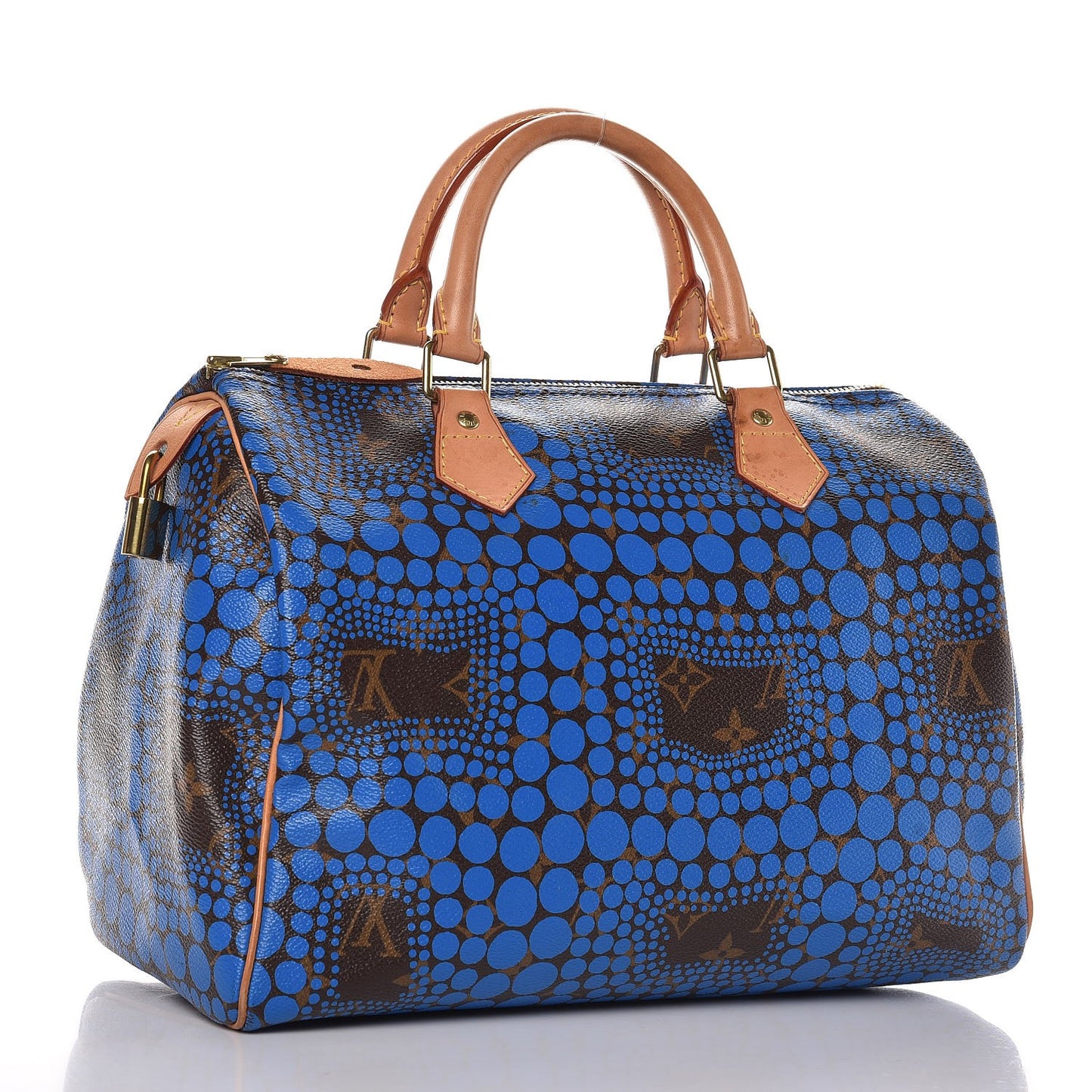 Monogram Kusama Town Speedy 30 Blue