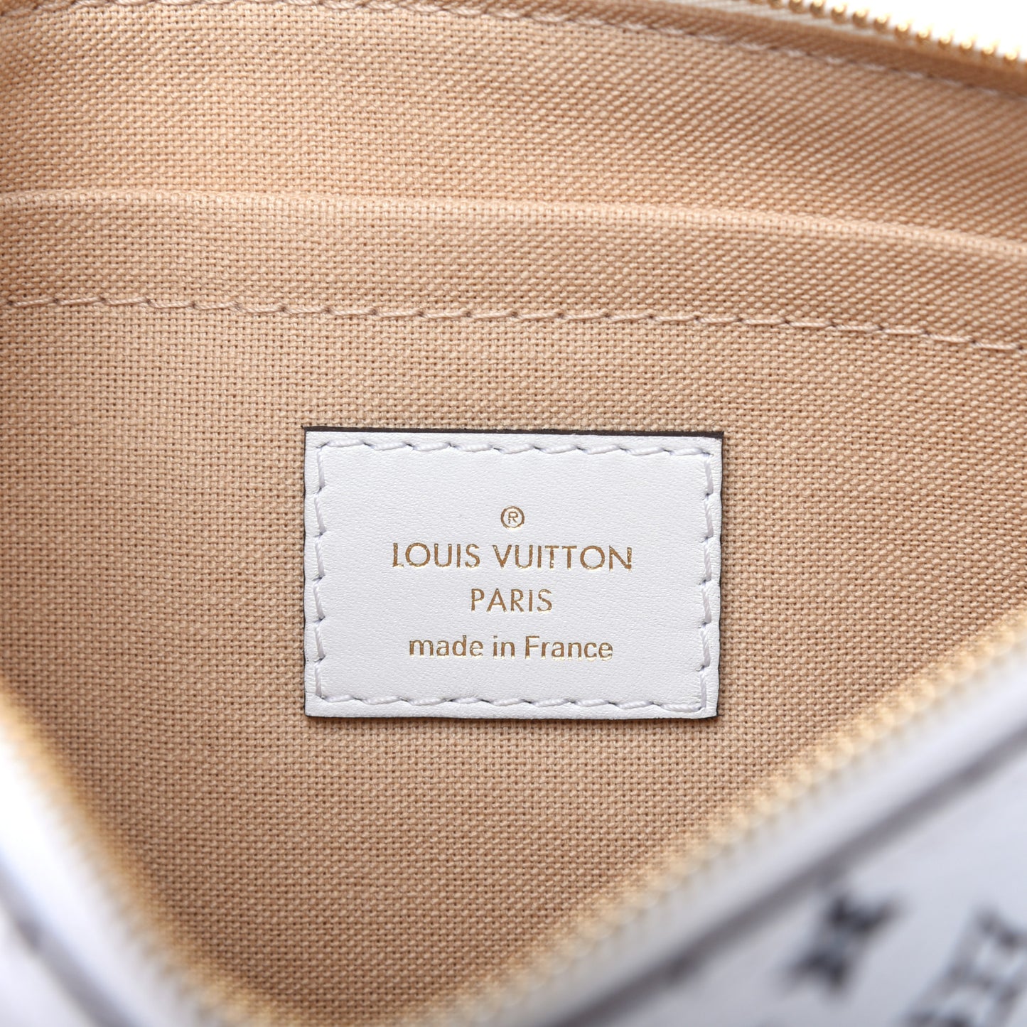 Monogram Giant Neverfull MM GM Pochette White