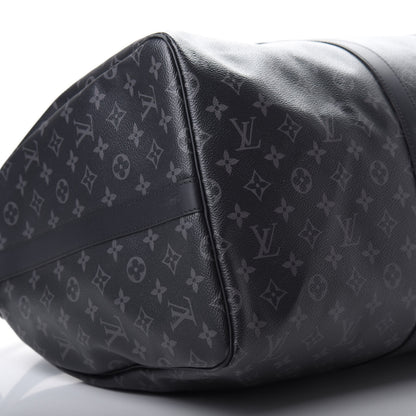Louis Vuitton Monogram Eclipse Keepall Bandouliere 55 8 of 10