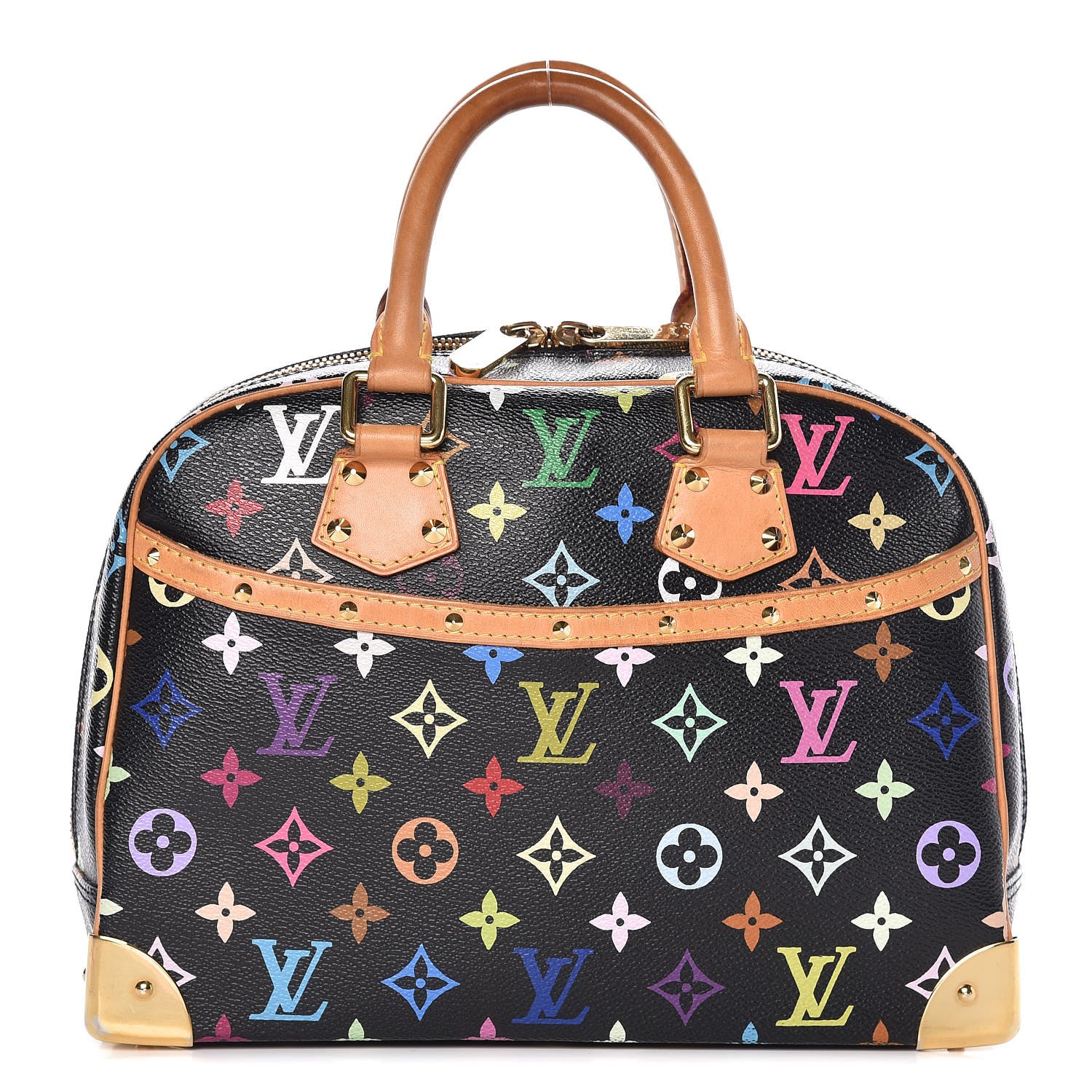 Louis Vuitton Monogram Multicolor Trouville Black 1 of 8