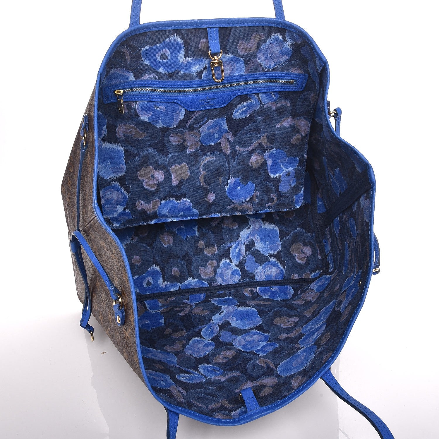 Louis Vuitton Monogram Articles de Voyage Ikat Neverfull GM Grand Blue 4 of 12
