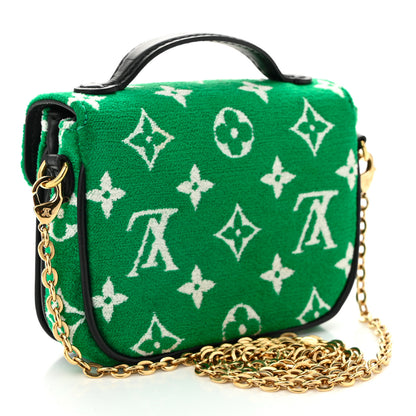 Louis Vuitton Monogram Jacquard Velvet Micro Metis Green 3 of 10