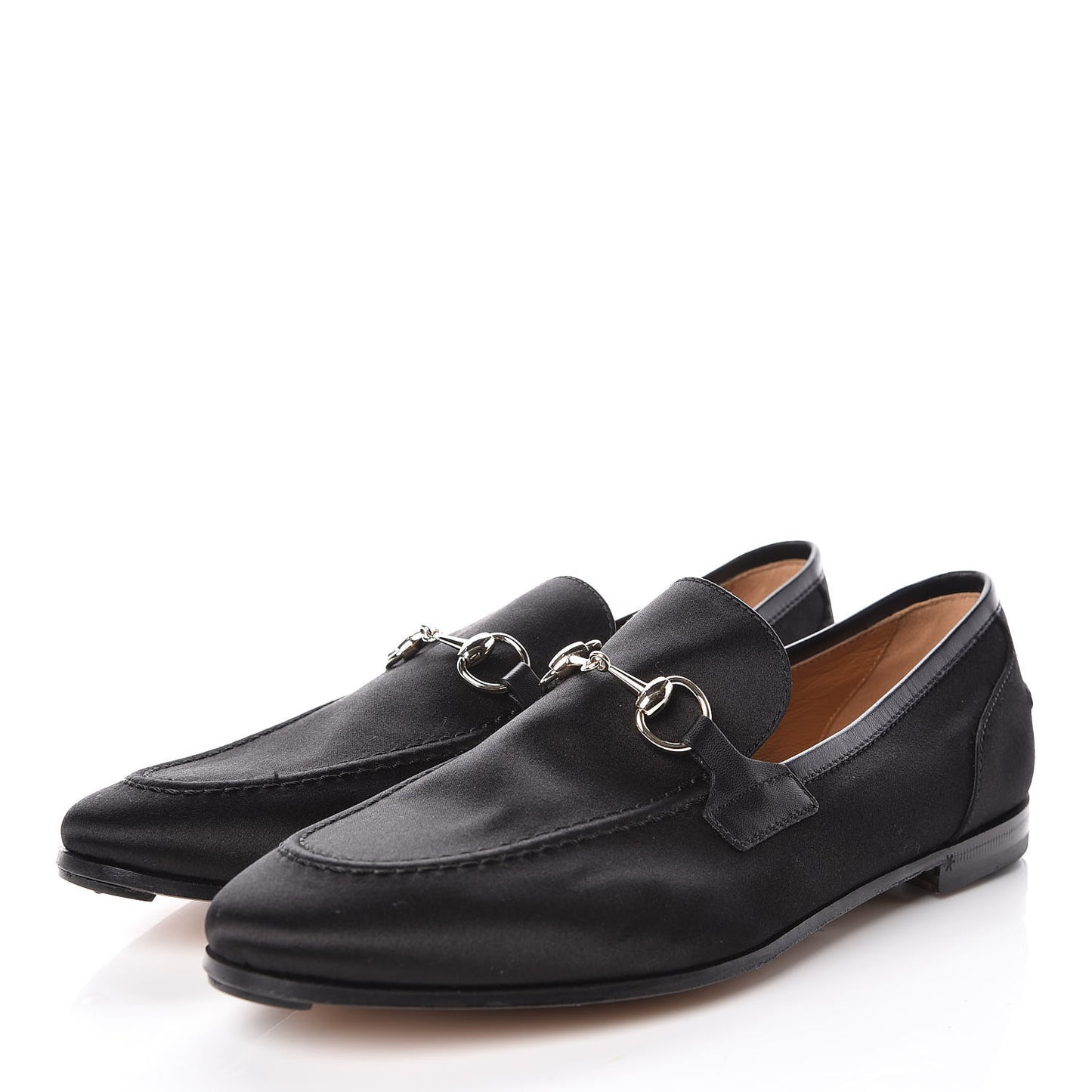 Satin Jordaan Womens Loafers 37.5 Black