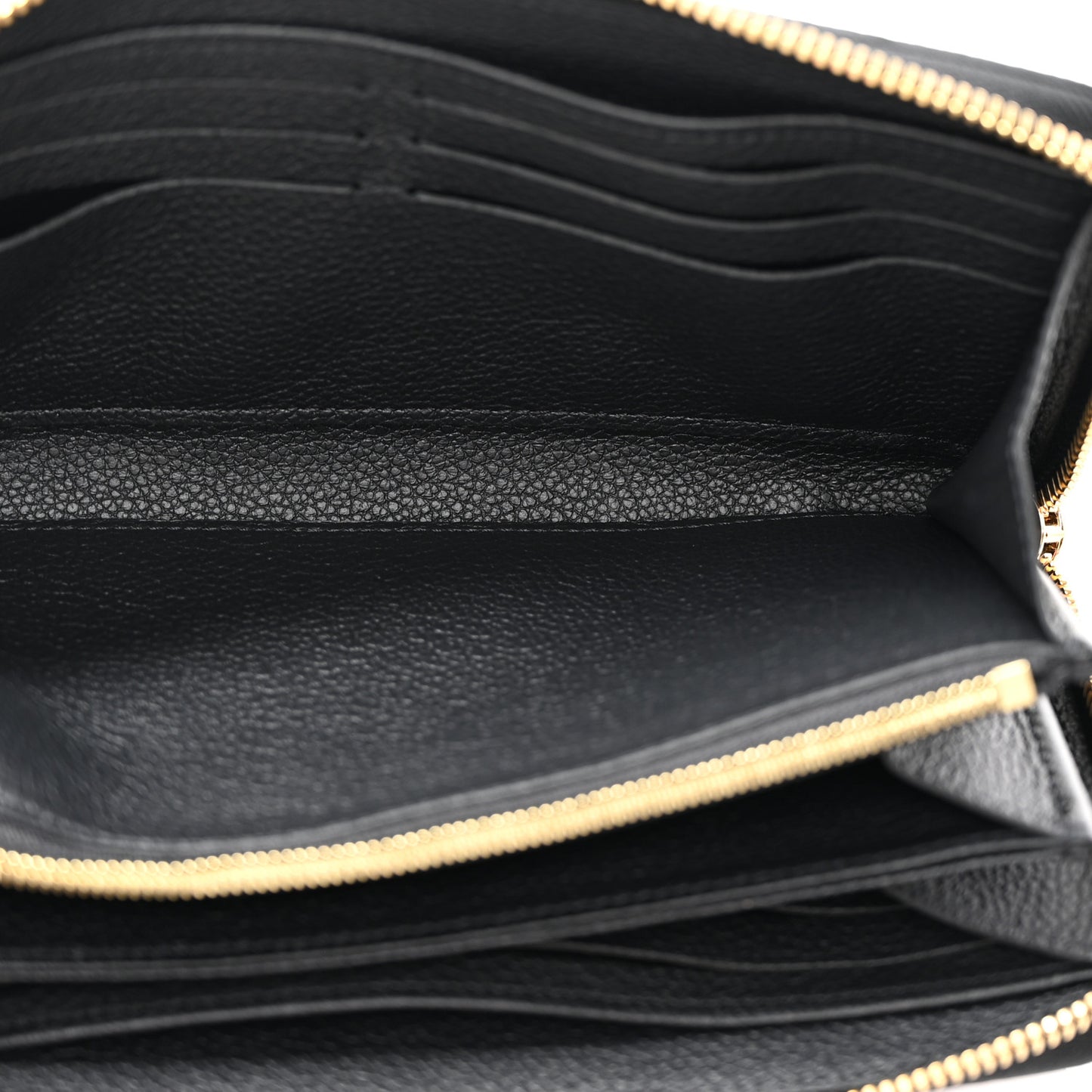Empreinte Monogram Giant Zippy Wallet Black Beige