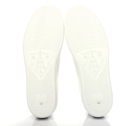 Gucci Calfskin Miro Soft Tennis Embroidered Womens Ace Sneakers 41 White Rio Blue 6 of 11