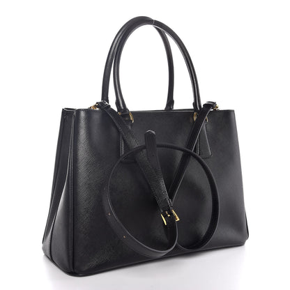 Prada Saffiano Lux Medium Tote Black 4 of 9
