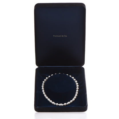 Tiffany Platinum Diamond Akoya Pearl 6.5-7mm Aria Necklace 13 of 13