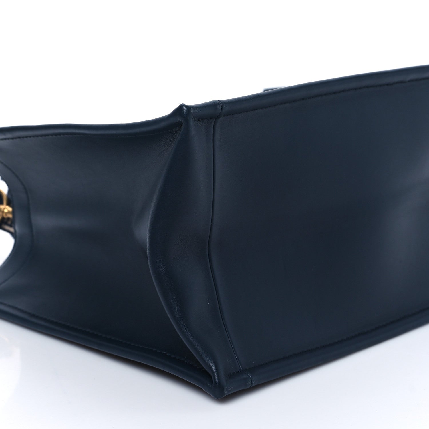 Christian Dior Oblique Calfskin Medium Book Tote With Strap Blue Multicolor 10 of 11