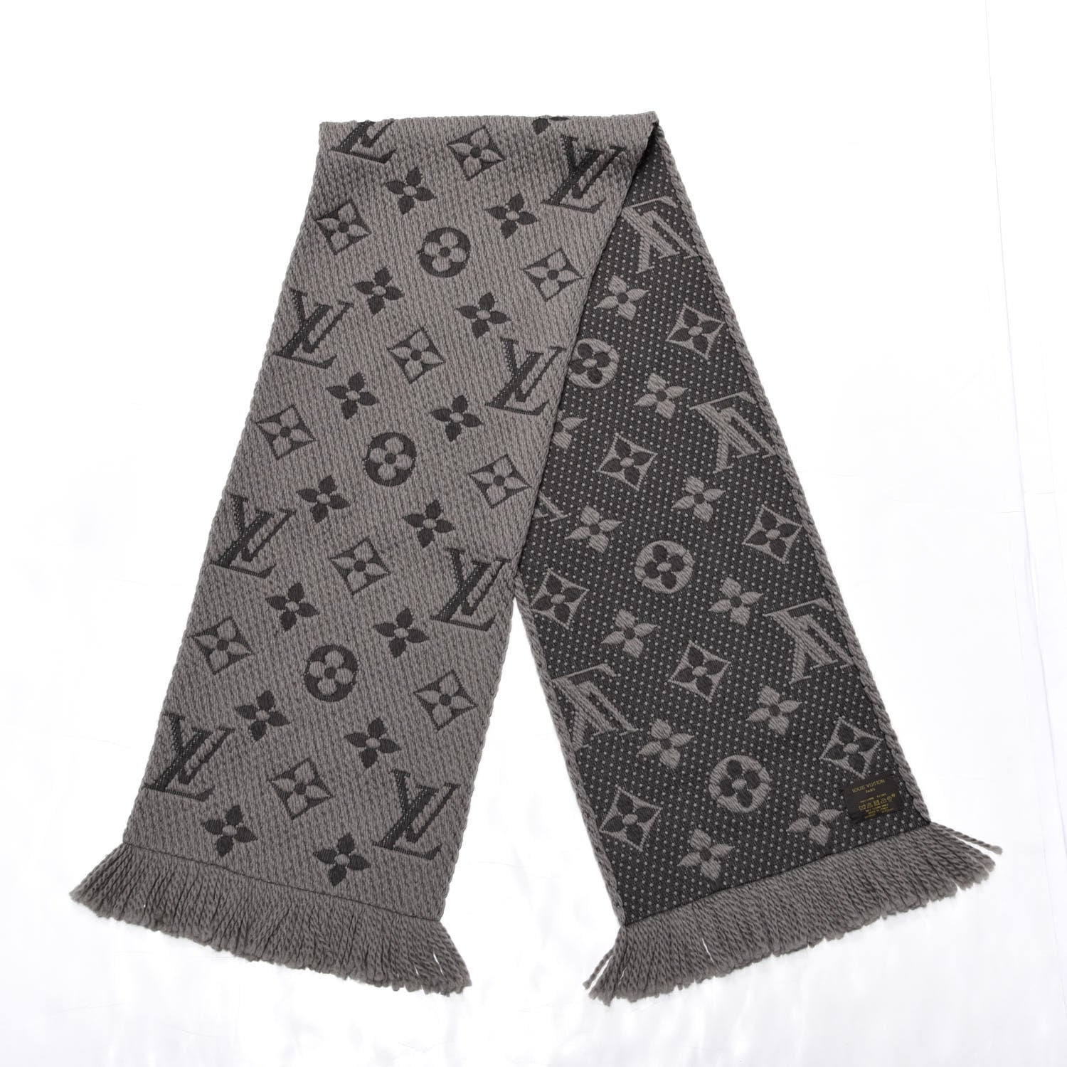 Louis Vuitton Wool Silk Logomania Scarf Verone 2 of 5