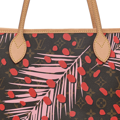 Louis Vuitton Monogram Jungle Dots Neo Neverfull MM Sugar Pink Poppy 8 of 10