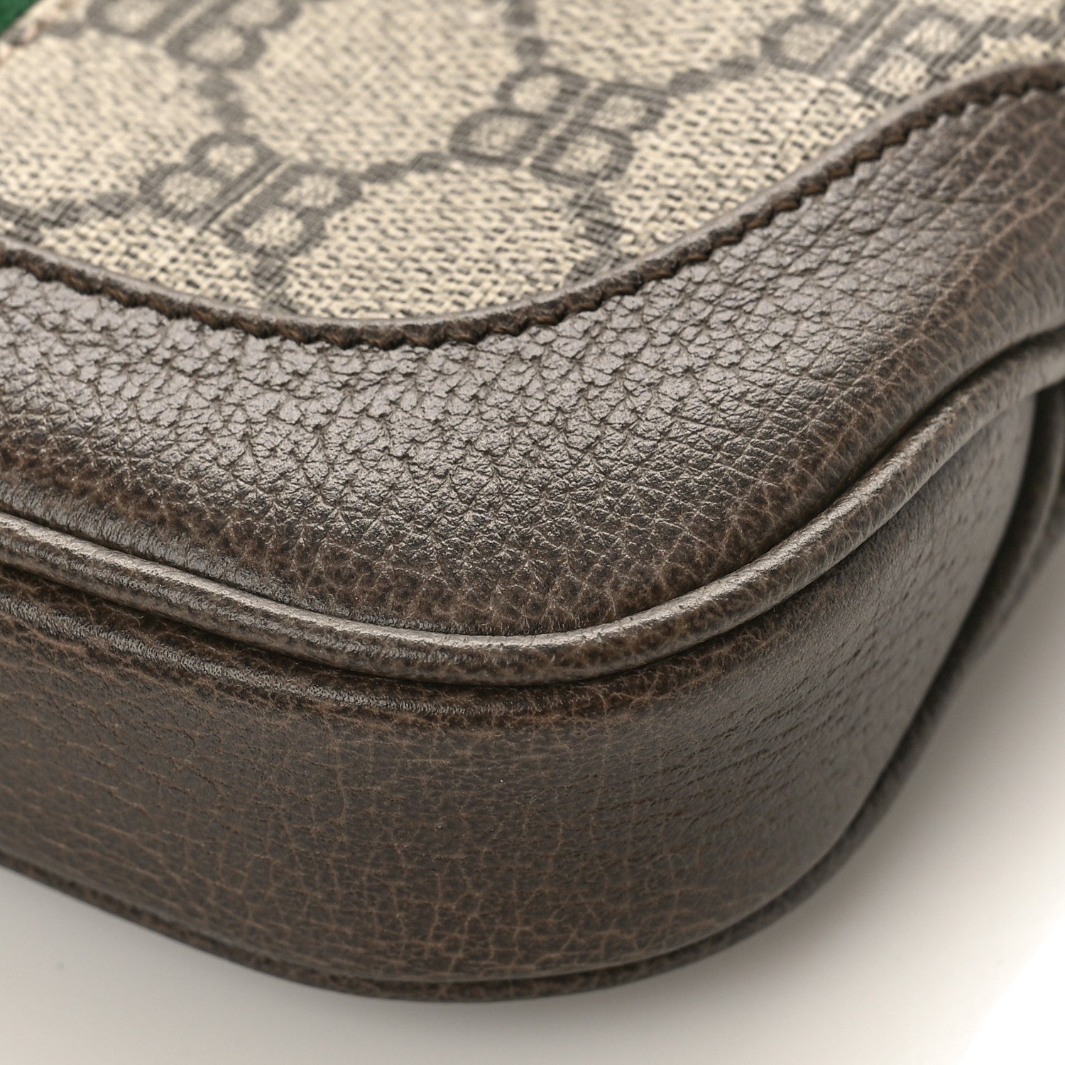 Gucci X BALENCIAGA BB Supreme Monogram Calfskin Web Mini Jackie 1961 Hobo Beige Ebony 8 of 10