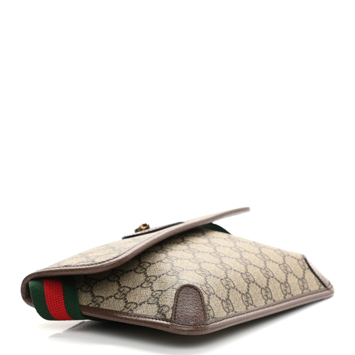 Gucci GG Supreme Monogram Neo Vintage Web Belt Bag Brown 4 of 10