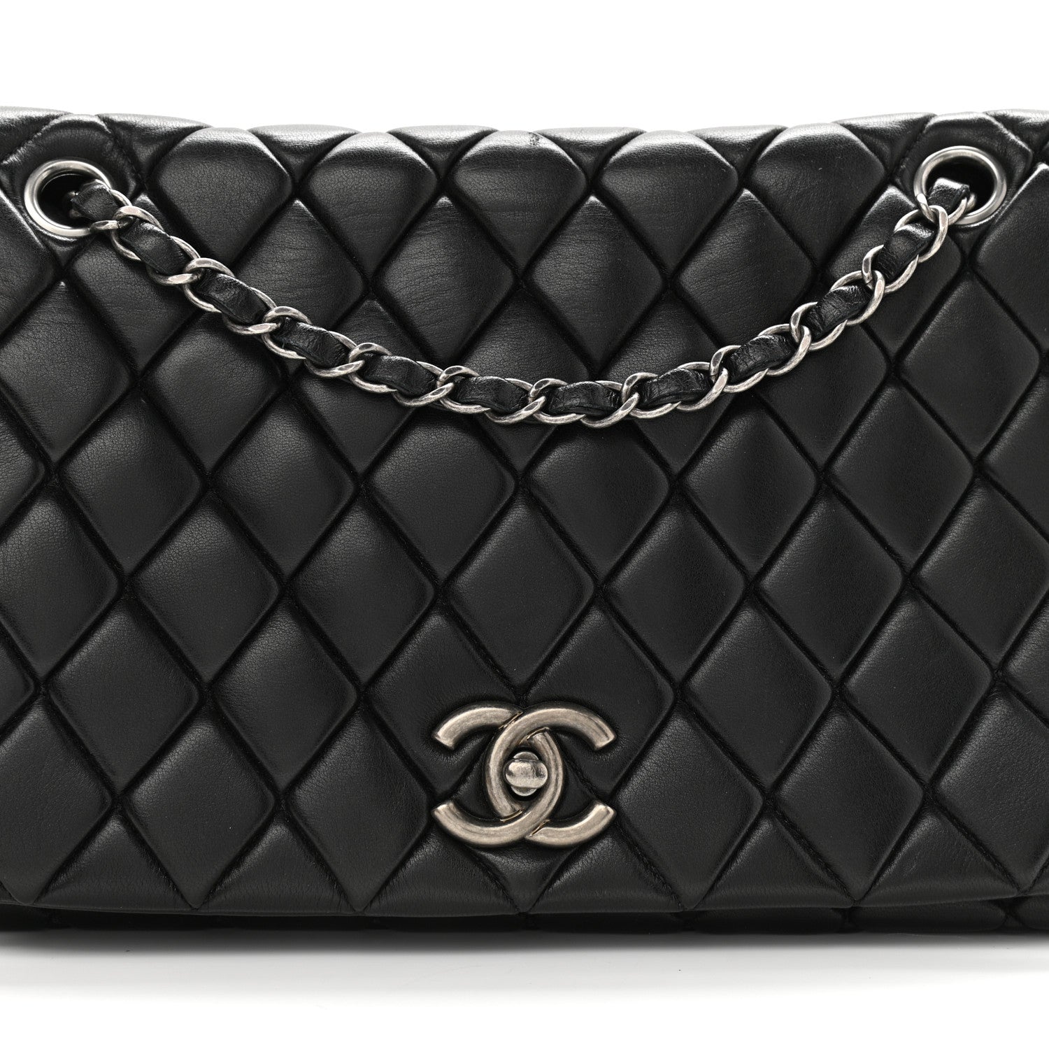 Chanel Lambskin Large New Bubble Flap Black 8 of 10