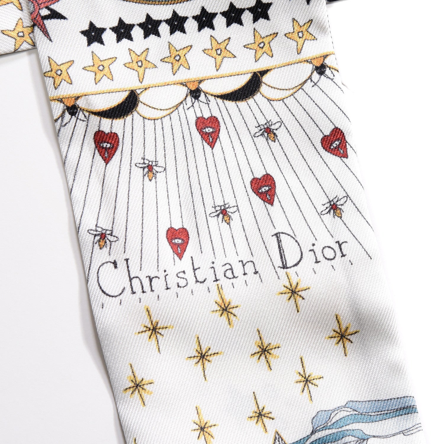 Christian Dior Silk L'Etoile Mitzah Scarf 3 of 6