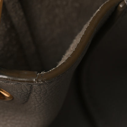 Celine Soft Grained Calfskin Small Sangle Bucket Bag Taupe 11 of 13