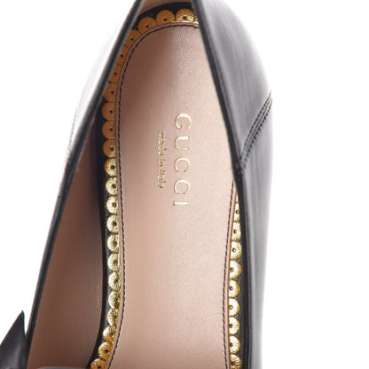 Gucci Nappa Queen Margaret Loafers 36 Black 5 of 6