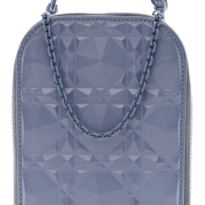 Christian Dior Calfskin Cannage Diamond Cannage Phone Holder Blue 9 of 14