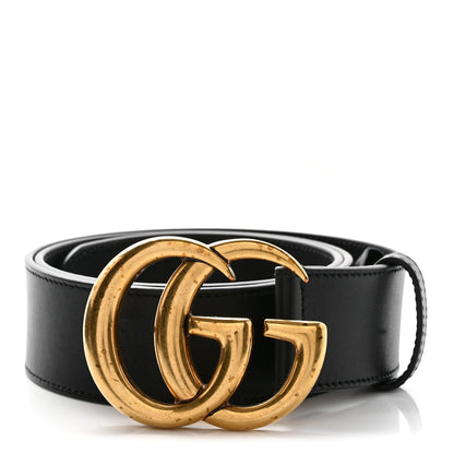 Gucci Calfskin Double G 40mm Belt 80 32 Black 1 of 9