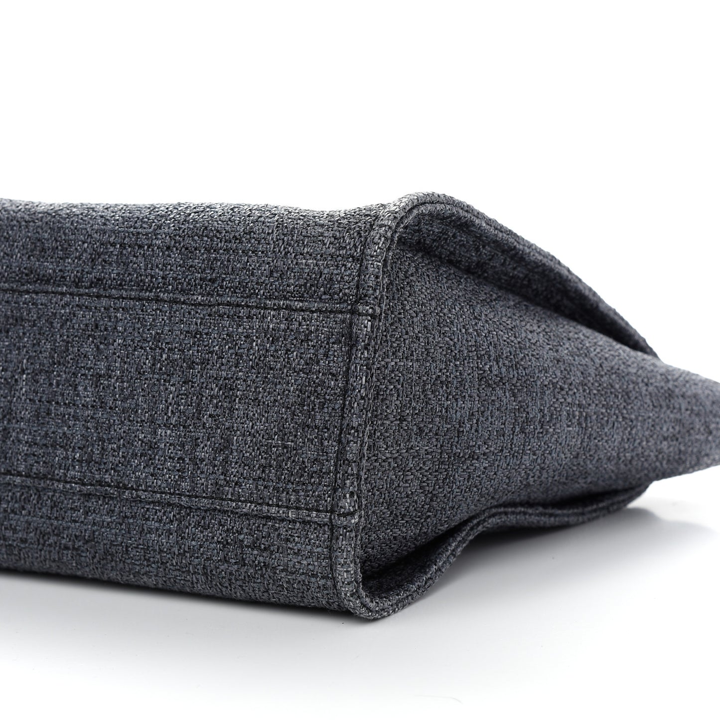 Lurex Boucle Small Deauville Tote Black
