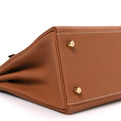 Hermes Togo Kelly Retourne 28 Gold 9 of 10