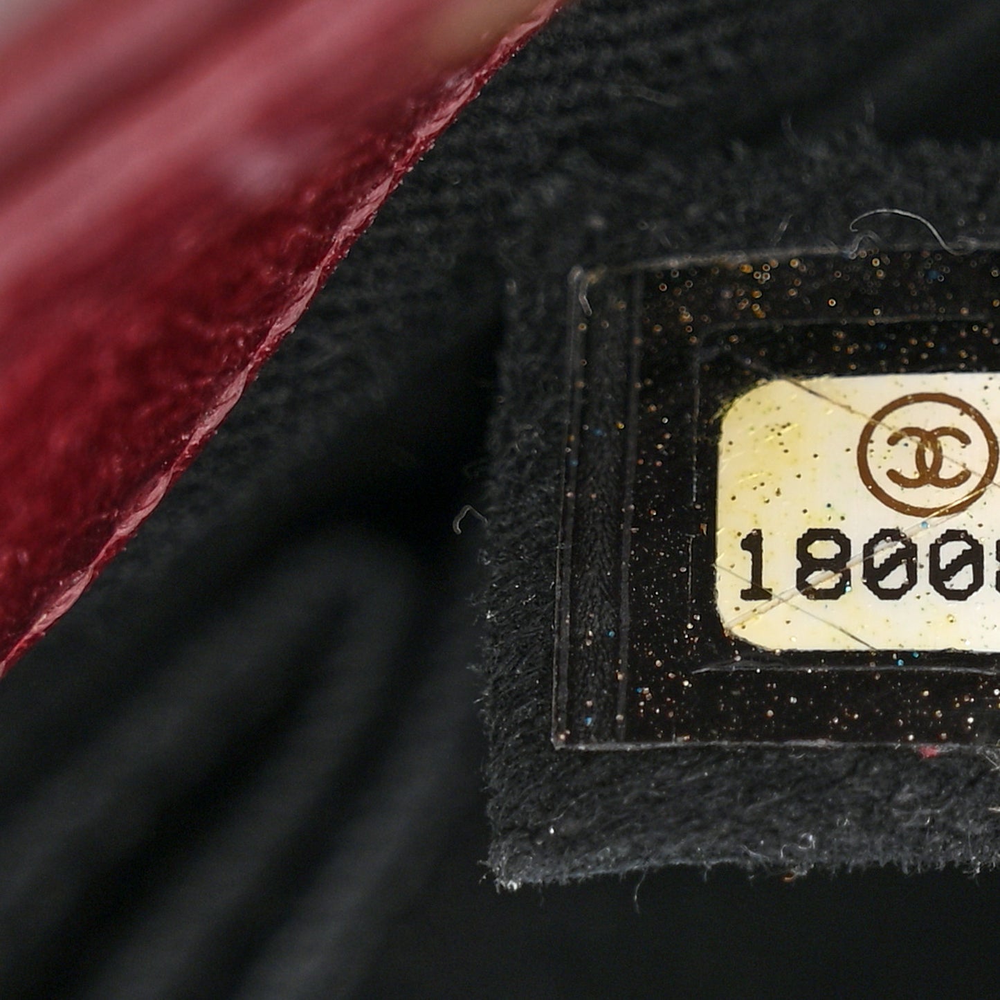 Glazed Calfskin Castle Rock Large Flap Burgundy