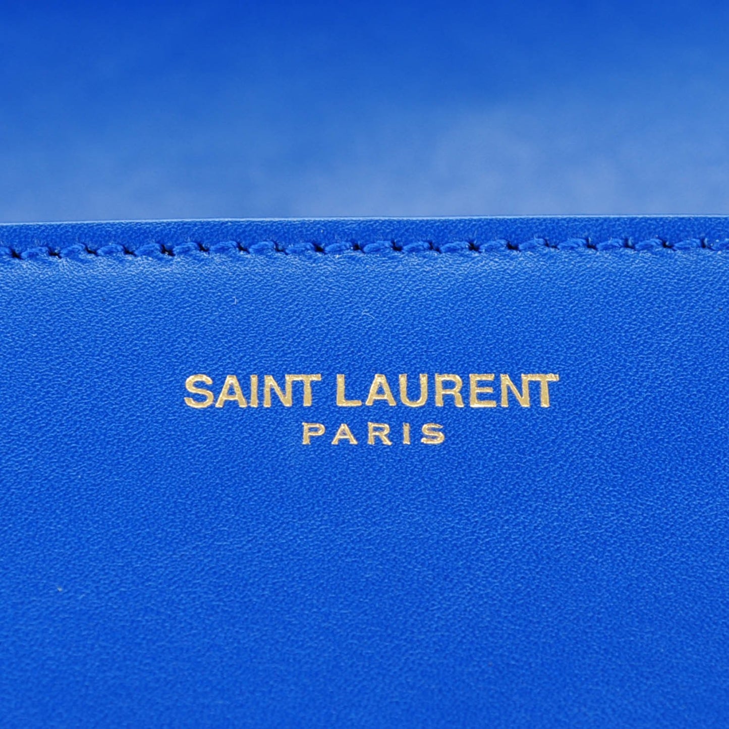 Calfskin Small Classic Monogram Universite Bag Royal Blue