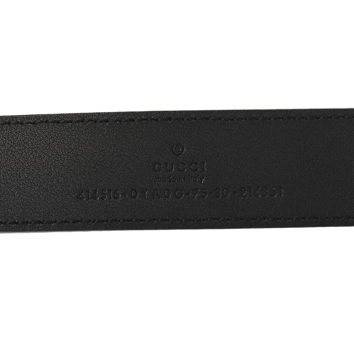 Gucci Calfskin Double G 30mm Belt 75 30 Black 5 of 6