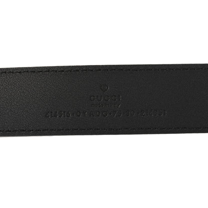 Gucci Calfskin Double G 30mm Belt 75 30 Black 5 of 6