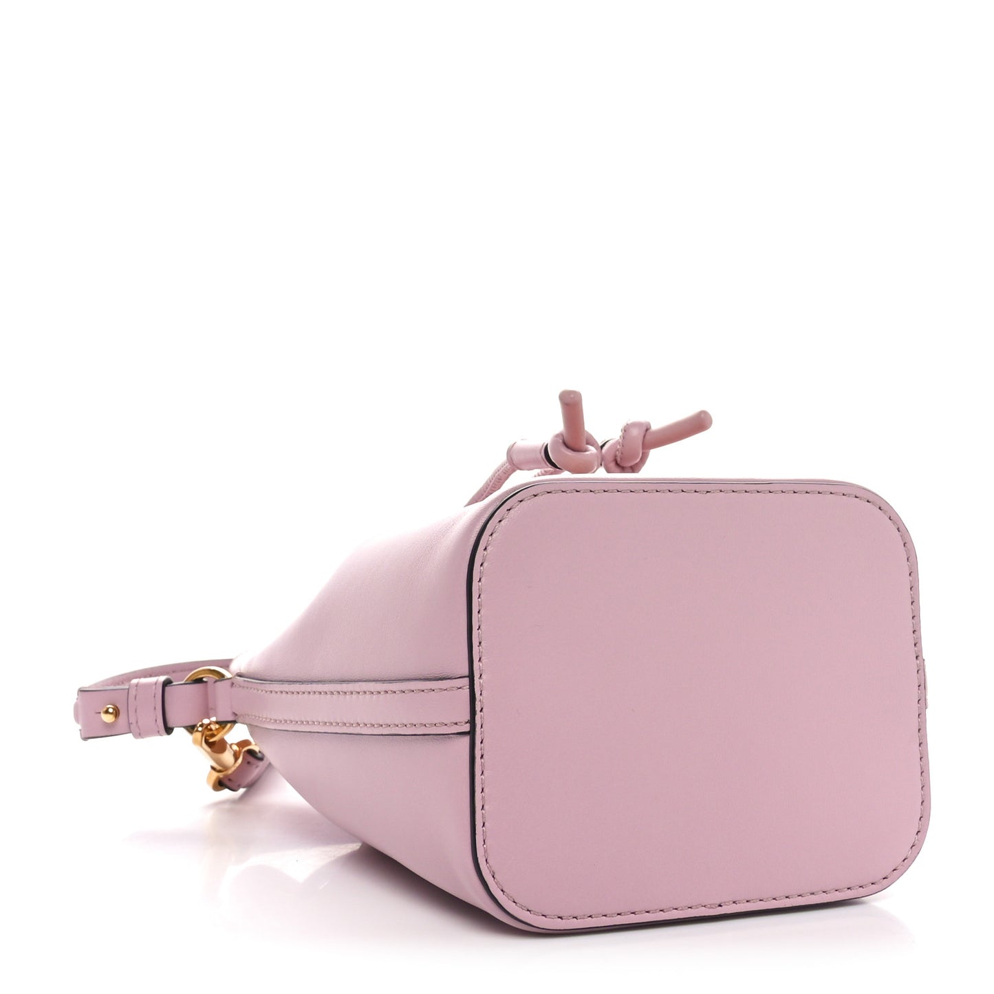 Nappa Mini VLogo Signature Bucket Bag Water Lilac