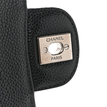 Chanel Caviar Quilted Medium Double Flap Black 7 of 14
