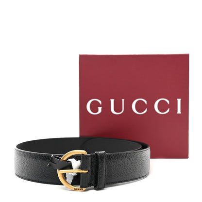 Gucci Textured Dollar Calfskin 40mm Belt 80 32 Black 6 of 6