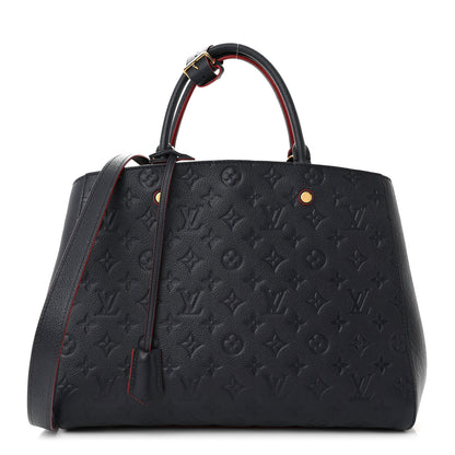 Louis Vuitton Empreinte Montaigne GM Marine Rouge 1 of 16