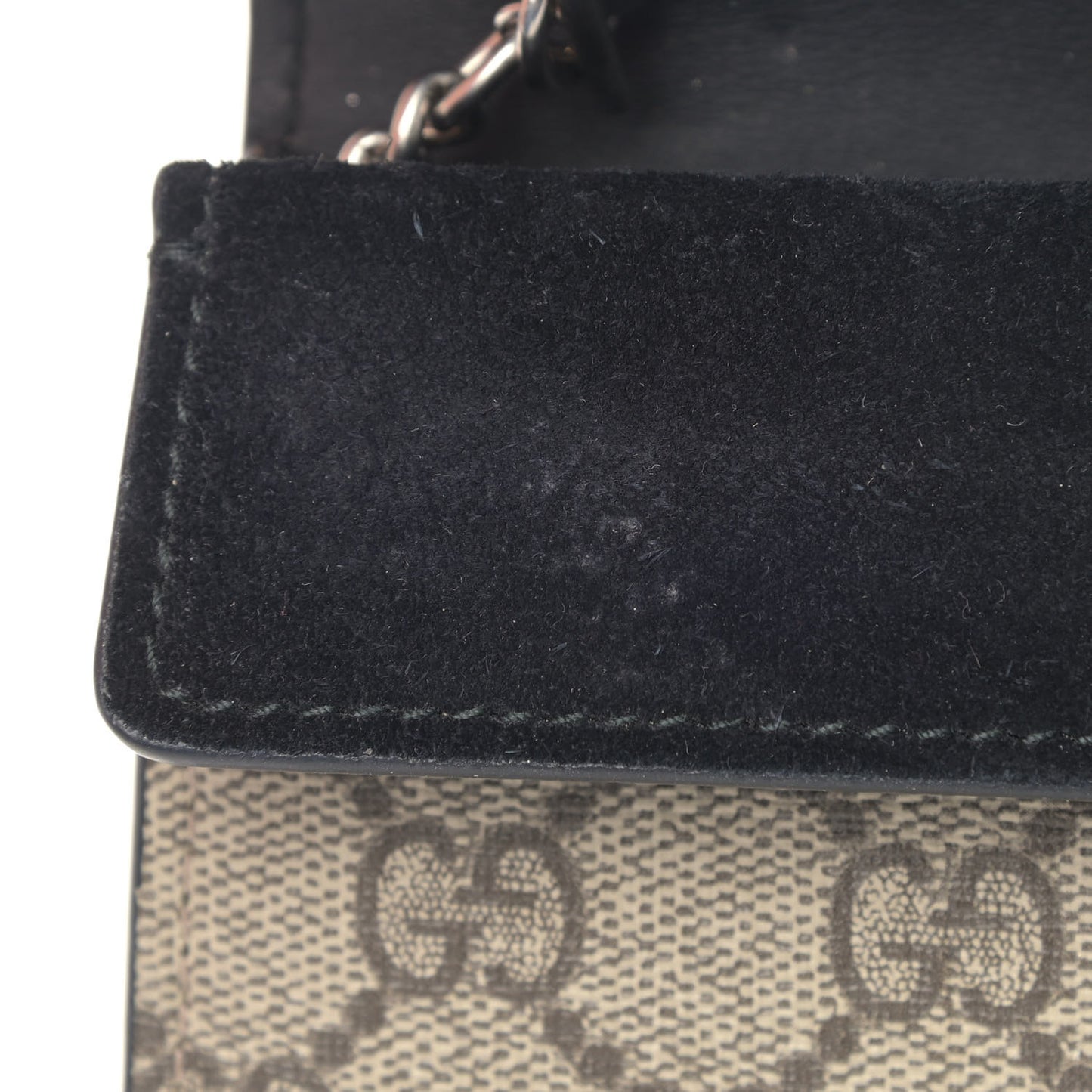GG Supreme Monogram Super Mini Dionysus Shoulder Bag Black