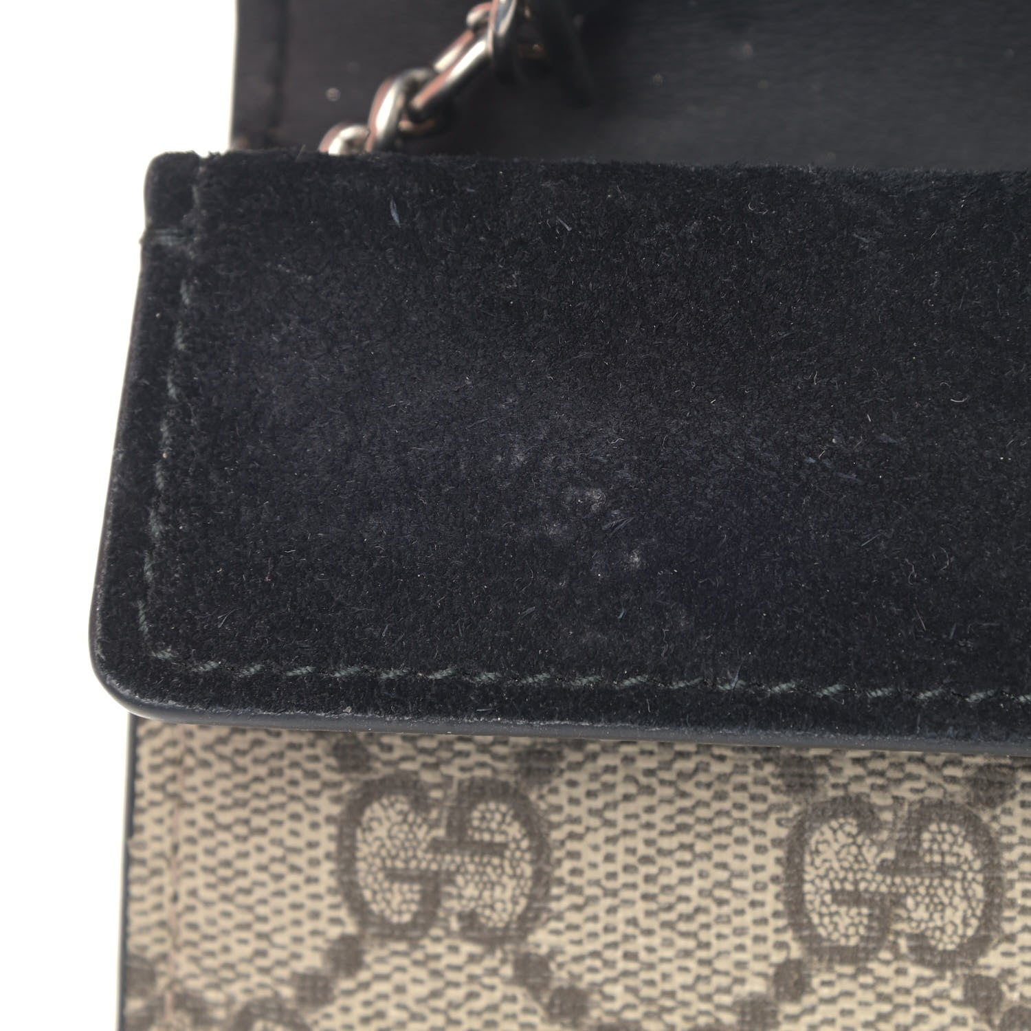 Gucci GG Supreme Monogram Super Mini Dionysus Shoulder Bag Black 10 of 11