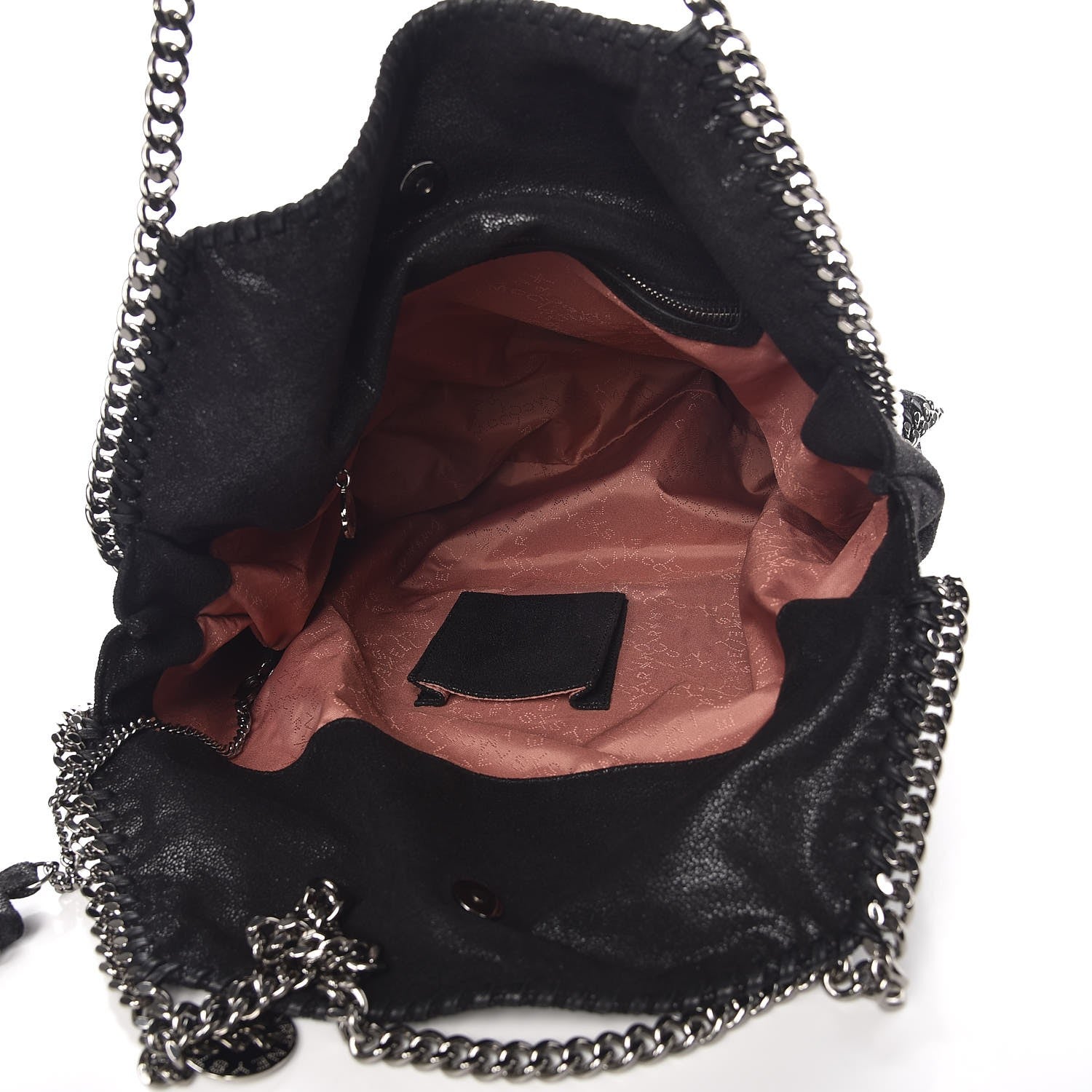 Stella McCartney Shaggy Deer Big Falabella Tote Black 5 of 7