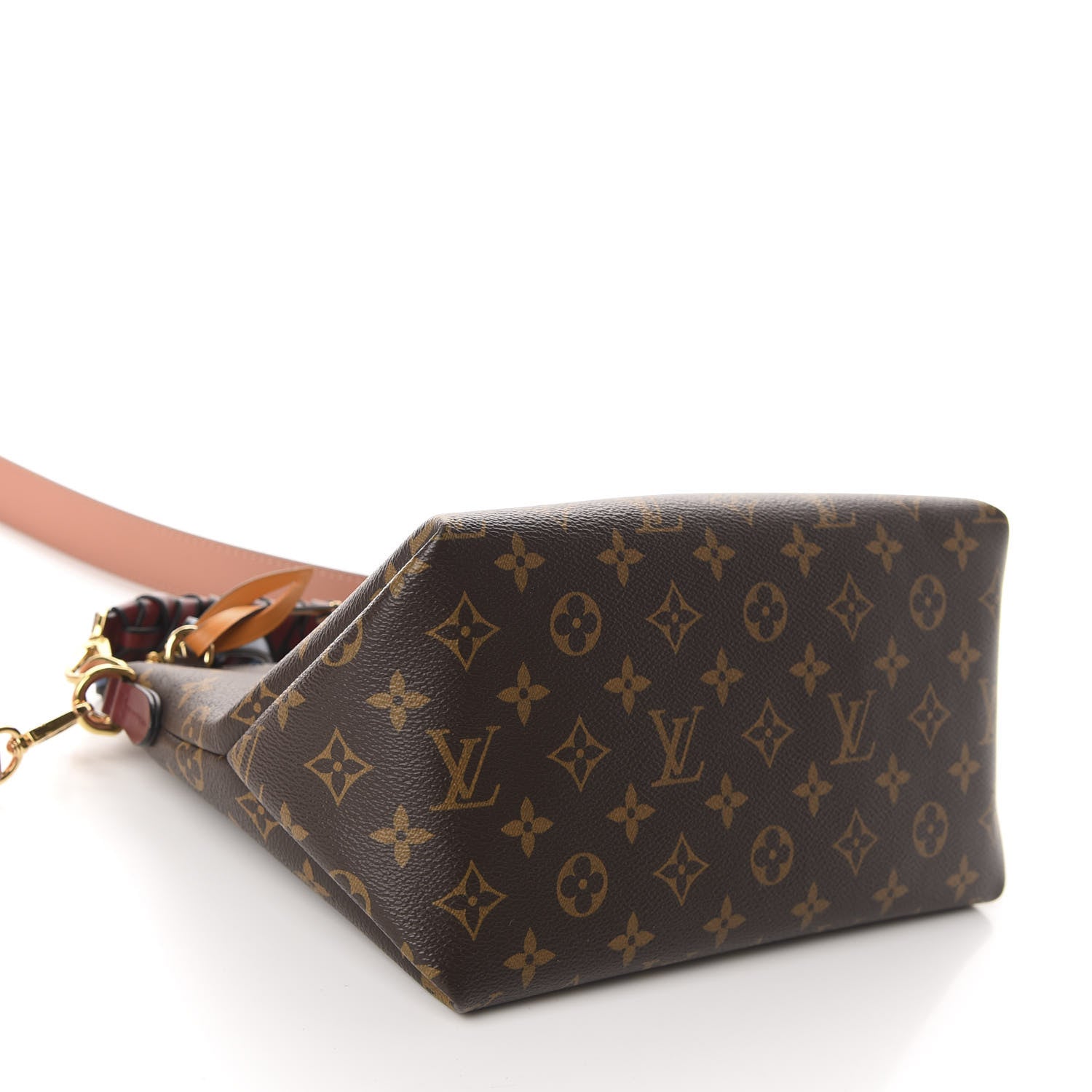 Louis Vuitton Monogram Beaubourg Hobo Mini Bordeaux Red Peach Safran Blue Jean Blue 4 of 10