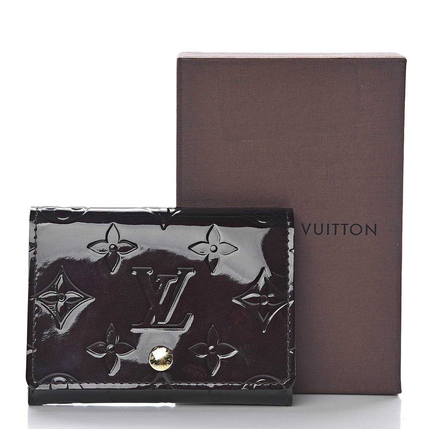 Vernis Business Card Holder Amarante