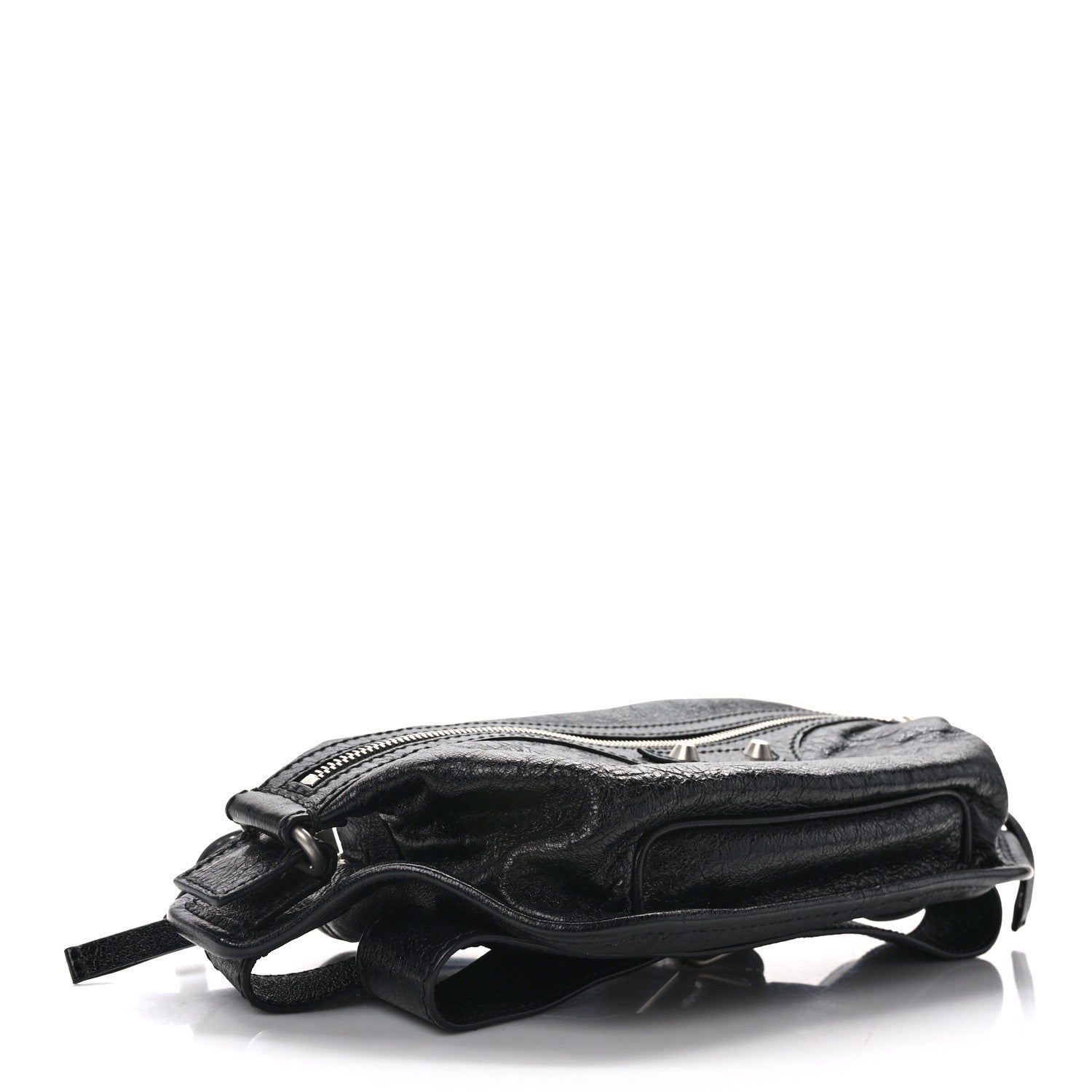 Balenciaga Lambskin Classic Hardware Neo Lift Hip Bag Black 4 of 10