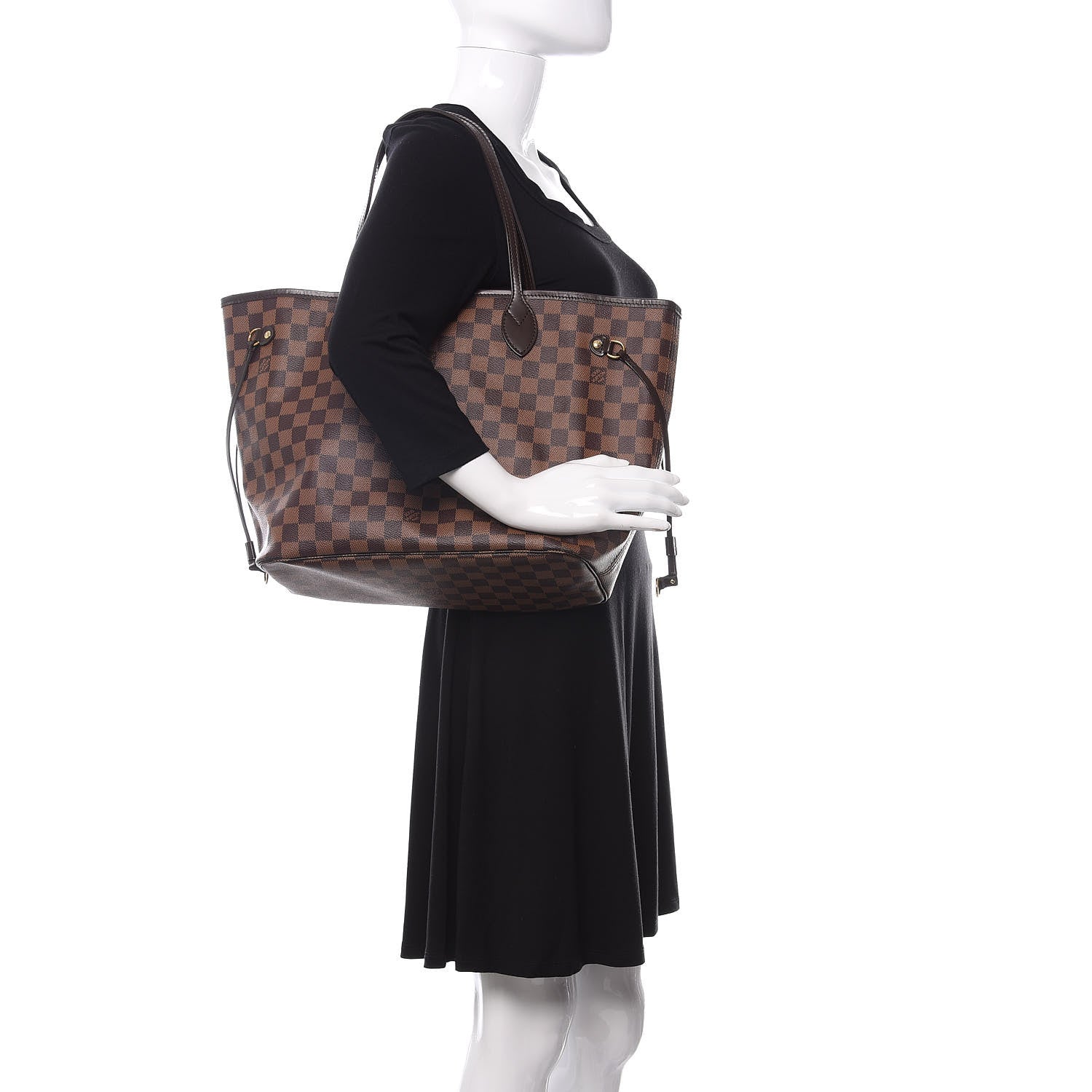 Louis Vuitton Damier Ebene Neo Neverfull MM 3 of 21