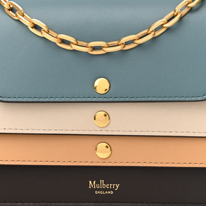 Mulberry Smooth Calfskin Multiflap Chain Clutch Oxblood Multicolor 10 of 13