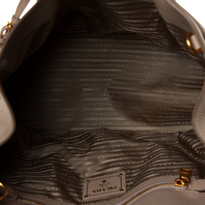 Prada Vitello Daino Tote Sabbia 6 of 6
