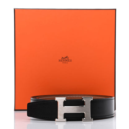 Hermes Box Togo 32mm H Belt 80 Black Gold 6 of 6