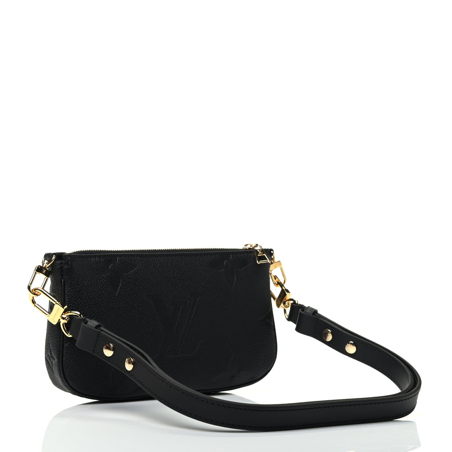 Louis Vuitton Empreinte Monogram Giant Multi Pochette Accessories Large Pochette Black 2 of 4