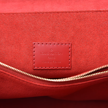 Louis Vuitton Damier Ebene Caissa Clutch Cherry 6 of 9