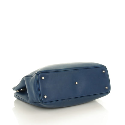 Christian Dior Smooth Calfskin Large Diorissimo Blue Marine 4 of 9