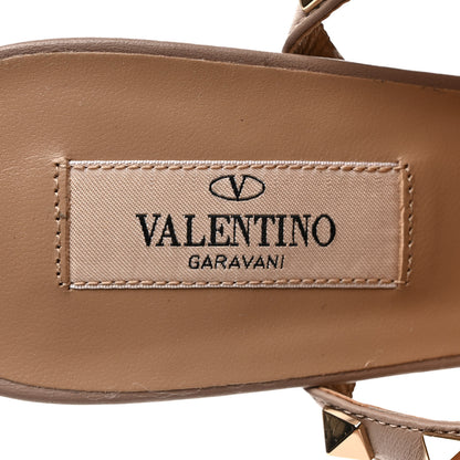 Valentino Garavani Patent Nappa Rockstud Ankle Strap 65mm Pumps 38 Black Poudre 7 of 7