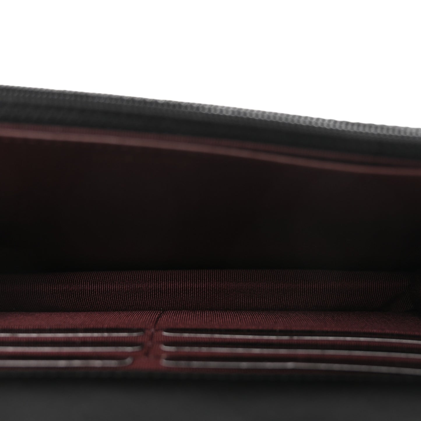 Lambskin Quilted Lucky Charms 2.55 Reissue Wallet On Chain WOC Black