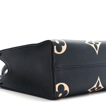 Louis Vuitton Empreinte Monogram Giant Onthego PM Black Beige 7 of 8