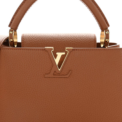 Louis Vuitton Taurillon Capucines BB Tan 8 of 10