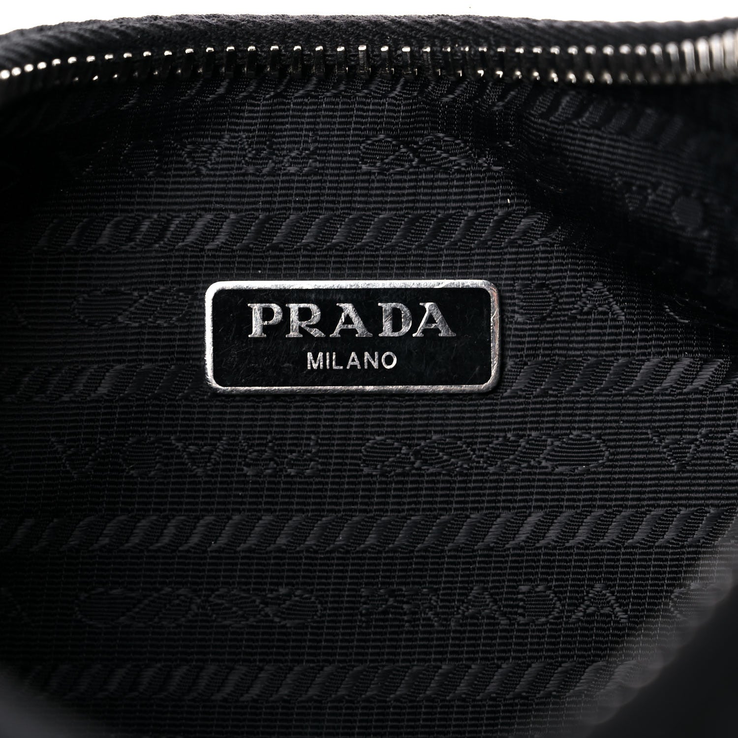 Prada Nylon Re-Edition 2005 Shoulder Bag Black 7 of 12